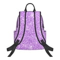 thumbnail image 3 of Daiia Lilac Glittering School Backpack for Men and Women Lightweight Backpack Durable Backpack Water-Resistant,Travel,Work Bag, 3 of 9