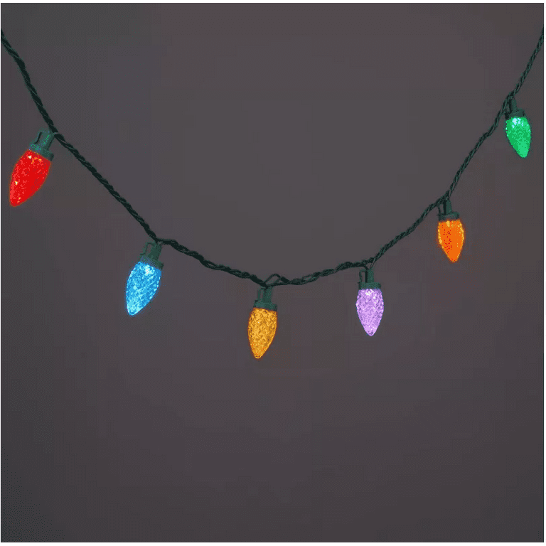 Wondershop 80ct LED C9 Faceted Christmas String Lights Wondershop 80ct LED C9 Faceted Christmas String Lights