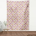 thumbnail image 4 of Floral Fabric by the Yard, Autumn Season Leaf Silhouettes and Watercolor Blots Illustration Art Print, Upholstery Fabric for Dining Chairs Home Decor Accents, Ivory and Multicolor by Ambesonne, 4 of 5