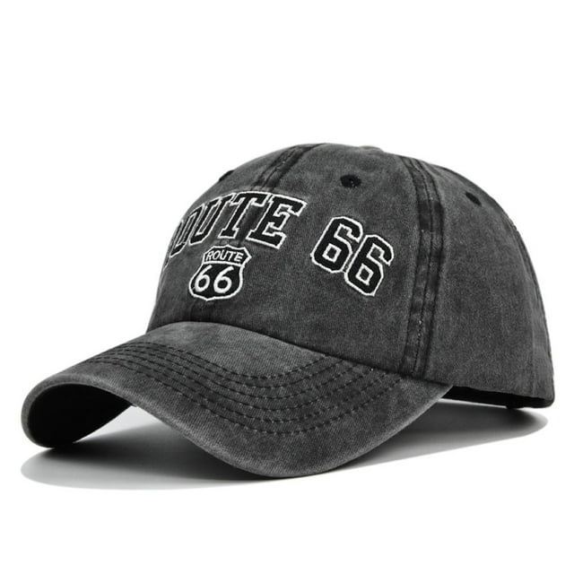 Gorra de béisbol Anime Route 66 Dad Hat ajustable de algodón