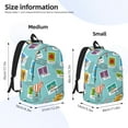 thumbnail image 3 of Yiaed World Travel1 Print Backpack, Premium Laptop Backpack, Travel Backpack for Women, Lightweight Backpacks, Comfortable Back Pack-Small, 3 of 7