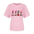 thumbnail image 5 of Valentines Tops for Women Cute Gnome Graphic Tees Round Neck Short Sleeve Blouse Valentine Teacher Shirt Spring Blouses for Women 2026, 5 of 7