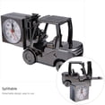 thumbnail image 3 of KAKOWELY Forklift Table Clock Forklift Model Desktop Adornment Study Decorative Clock,9.06"X4.72"X2.76", 3 of 4