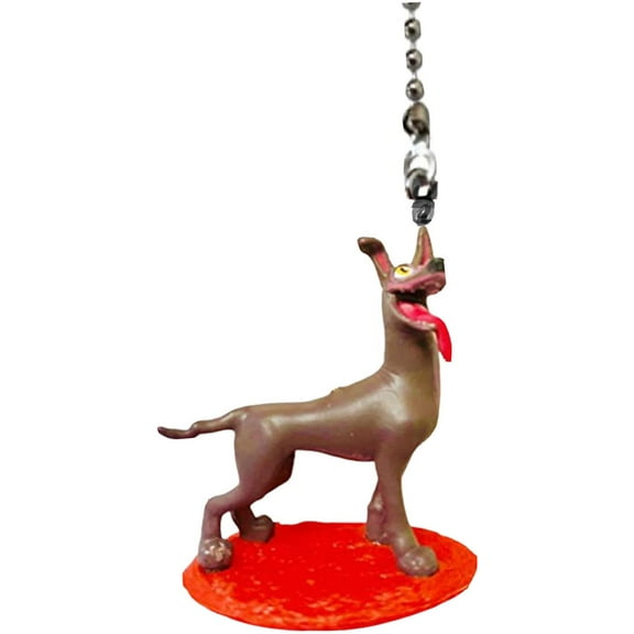 Dante Dog PVC Fan Lamp Light Pull Chain Figure Figurine 2” New