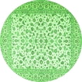 thumbnail image 1 of Ahgly Company Indoor Round Persian Green Traditional Area Rugs, 4' Round, 1 of 1