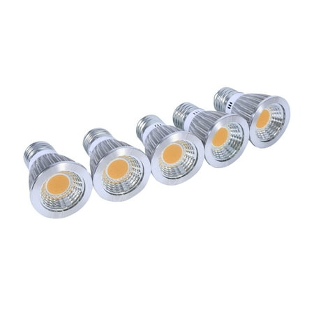 

5pcs Ultra Bright LED Ultra Bright LED E27 5W Warmer White COB Spot Lights Bulbs
