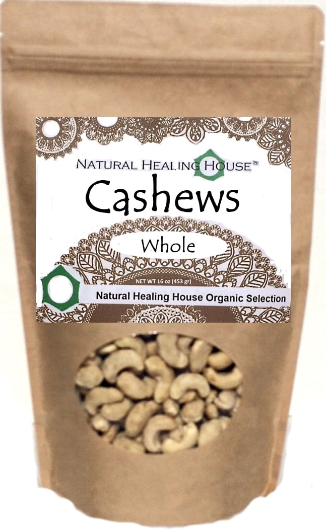 Cashews Whole Raw 16 oz by Natural Healing House by