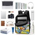 thumbnail image 3 of Pororo el Pequeño Pingüino-theme Backpack, Campus style schoolbag Bookbag with Adjustable Shoulder Straps And Large Zip Compartment, Unisex Travel Bags., 3 of 6