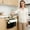 Blanc, variante sur Organisateur de Rangement sur Étagère pour Espaces de Vie Armoire Suspendue Pliable avec Support Mural Détachable pour Cuisine Buanderie VR Bateau Jardin Fêtes en Plein Air