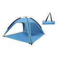 thumbnail image 2 of Beach Ventilated Tent Detachable Double Pole Ventilated Tent UV Protection 3-sided Ventilated Spacious Tent with Removable Bottom Pad for Beach Camping, 2 of 9
