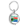thumbnail image 1 of South Africa Country Love Rotating Keychain Metal Keyring Holder, 1 of 2