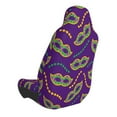 thumbnail image 2 of Fotbe Carnival Masks and Beads Funda para Asiento de Auto con Estampado – Impermeable y Antisudor – Ajuste Universal, Lavable a Máquina, Antideslizante (1 Pieza), 2 of 5