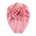 thumbnail image 1 of Wangsaura Infant Flower Hedging Cap Wild Baby Sun Flower Pleated Turban Hat, 1 of 3