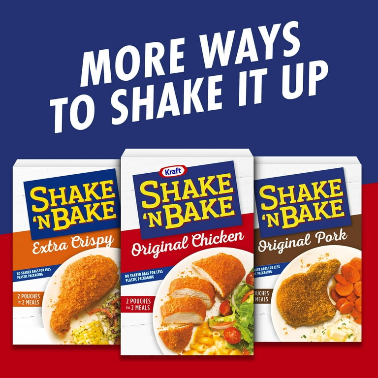 Shake N Bake Original Chicken Seasoned Coating Mix 4.5Oz (2 Boxes)