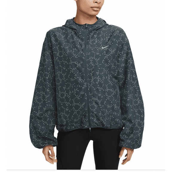 Nike Women's Dri-fit Jacket - Deep Jungle/reflective Silver