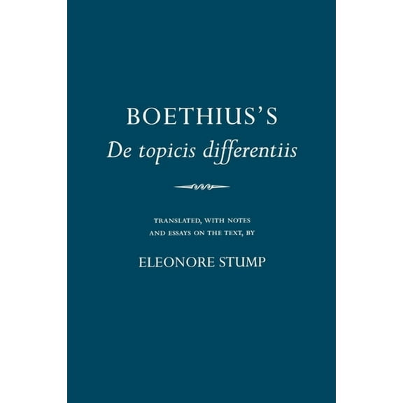 Boethius's "De Topicis Differentiis", (Hardcover)
