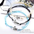 thumbnail image 2 of Boho Layered Anklets Sea Turtle Ankle Bracelets Beach Wax Rope Foot Jewelry for Women and Girls, 2 of 6