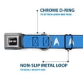 thumbnail image 5 of CBS Studios Inc. Pet Collar, Dog Collar Metal Seatbelt Buckle, Star Trek Starfleet Insignia Blue White, 9.5 to 13 Inches 1.0 Inch Wide, 5 of 8