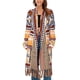 thumbnail image 2 of Guardurnaity Suéter de estilo étnico bohemio a la moda para mujer, abrigo de invierno tejido, ropa de calentamiento , cárdigan para fiesta de Abrigos y chamarras, 2 of 6