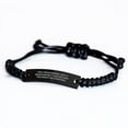 thumbnail image 2 of Truck Driver Gifts for Graduation, Funny Rope Bracelet from Men to Women, I'm A Truck Driver. Not A Magician But I Can See Why You Might Be Confused.', Adjustable Black Rope Design, 3.34-9.84 inches, 2 of 3
