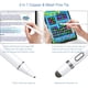 thumbnail image 3 of Lápiz táctil activo compatible con pantallas táctiles iOS y Android, con doble función táctil, recargable y compatible con iPad/iPad Pro/Air/Mini/iPhone/celulares/Samsung/tablets Rojo Verde CW-CC337, 3 of 8
