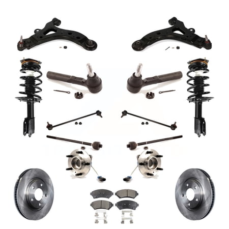 Transit Auto - Front Disc Rotors Brake Pads Bearings Control Arms Shock ...