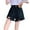 Black, variant on LWNYDPLSD Scrunch Shorts High Waisted Wide Leg Jeans Flared Jeans Spandex Volleyball Shorts Frilly Shorts Cute Baggy Jeans Girl Clothes Size 8, Black 10-11 Years