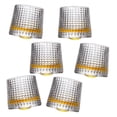 thumbnail image 1 of Vasos Inclinados RD Royal Cook Transparente de Cristal 6 piezas, 1 of 5