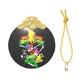 thumbnail image 2 of Power Rangers Glass Round Pendant Christmas Decoration Ornament For Christmas Tree, Home & Holiday Decor Gold, 2 of 7