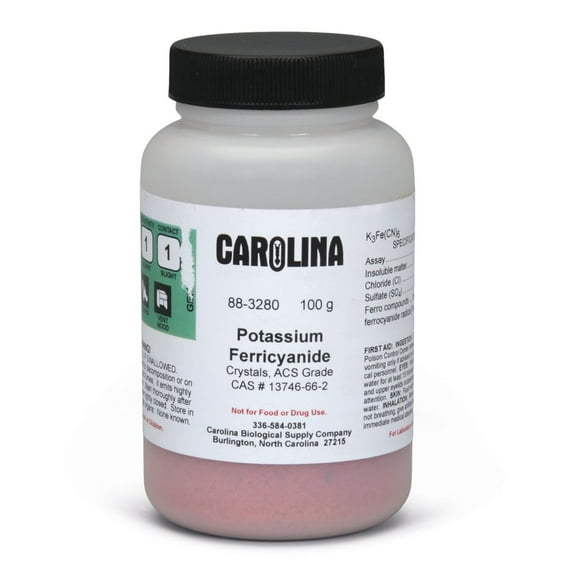 Potassium Ferricyanide, Acs Grade, 100 G