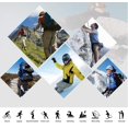 thumbnail image 4 of Máscara Antipolvo, Unisex Downy Fashion Pasamontañas A Prueba De Viento A Prueba De Frío Bicicleta Ciclismo Motocicleta Accesorios Máscara Facial Clima Frío Sombrero Cuello Casco Deporte Al Aire Libre Esquí Paintball Gorra De Pesca, Gris MFZFUKR FLD-1826, 4 of 5