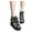 Black, variant on Women's Platform Wedge Sandals Strappy Sandals Fashion Floral Crisscross Straps Peep Toe Thick-soled Gladiator Sandals High Heeled Sandals