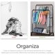 thumbnail image 4 of Perchero Plegable de Acero con Doble Barra – 150x110x57.5 cm – Organizador de Ropa, Zapatos y Accesorios – Negro, 4 of 7