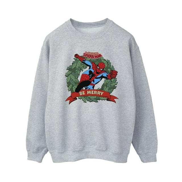 The Amazing Spider-Man Womens Be Merry Sweatshirt