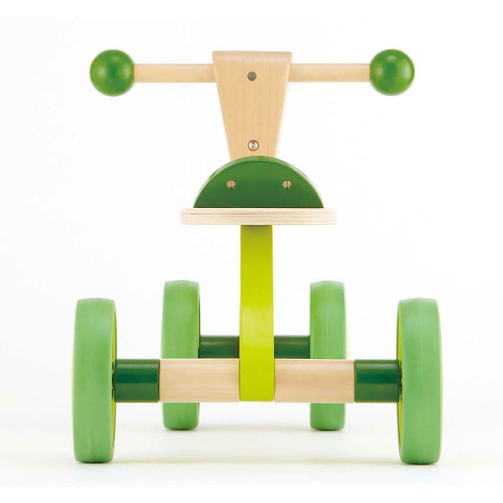 hape scoot around kid's wooden ride on balance bike