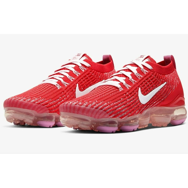 Red vapormax flyknit women's sales