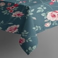 thumbnail image 3 of Pioneer Flower Floral Print Pattern Rectangle Tablecloth 60"x84",Waterproof Polyester Rectangle Table Cloth, Wipeable Spillproof Polyester Tablecloth for Dining, Camping, Indoor and Outdoor, 3 of 5