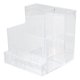 thumbnail image 1 of Caja De Almacenamiento Para Brochas De Maquillaje, Soporte Para Bolígrafos De Acrílico, Diseño De Compartimento De Plástico Transparente, Soporte Multifuncional Para Brochas De Maquillaje Para El Hoga, 1 of 5