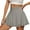 01# Gray, variant on Huresd Pleated Tennis Skirts for Women High Waisted Golf Skorts Tummy Control Skirts with Shorts Pockets Lightweight Orange XL