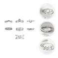 thumbnail image 2 of MasteelfCA 7Pcs Simple Fashion Finger Ring Creative Vintage Ring Versatile Finger Decor, 2 of 8