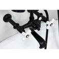 thumbnail image 4 of Kingston Brass CC549T0 Vintage 7-Inch Wall Mount Tub Faucet with Hand Shower, Matte Black, 4 of 7