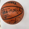 thumbnail image 6 of 1993-94 Houston Rockets NBA Champs Team Signed Spalding NBA Basketball JSA COA, 6 of 11