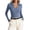 A3-Light Blue, variant on Kcolen Women Long Sleeve Polo Shirts Collared V Neck Slim Rib Knit Collared Dressy Business Casual Top Basic Tee Business Casual Outfits