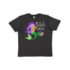 Inktastic Mardi Gras Mermaid with Harp and Beads Youth T-Shirt