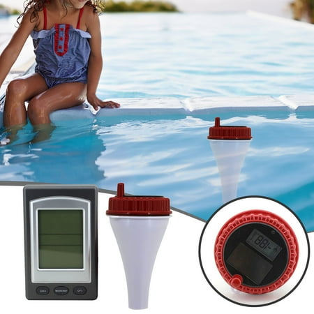 

Solar Powered Wireless Floating Pool For Swimming Pools Fish Hot Tubs And Bullet Points: Accurately Measure Water Temperature With The Convenien