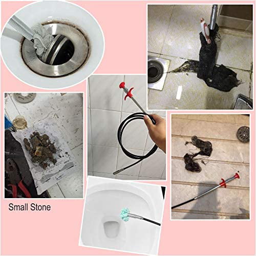 1pc Stainless Steel Drain Cleaner, Simple Hair Clog Removal