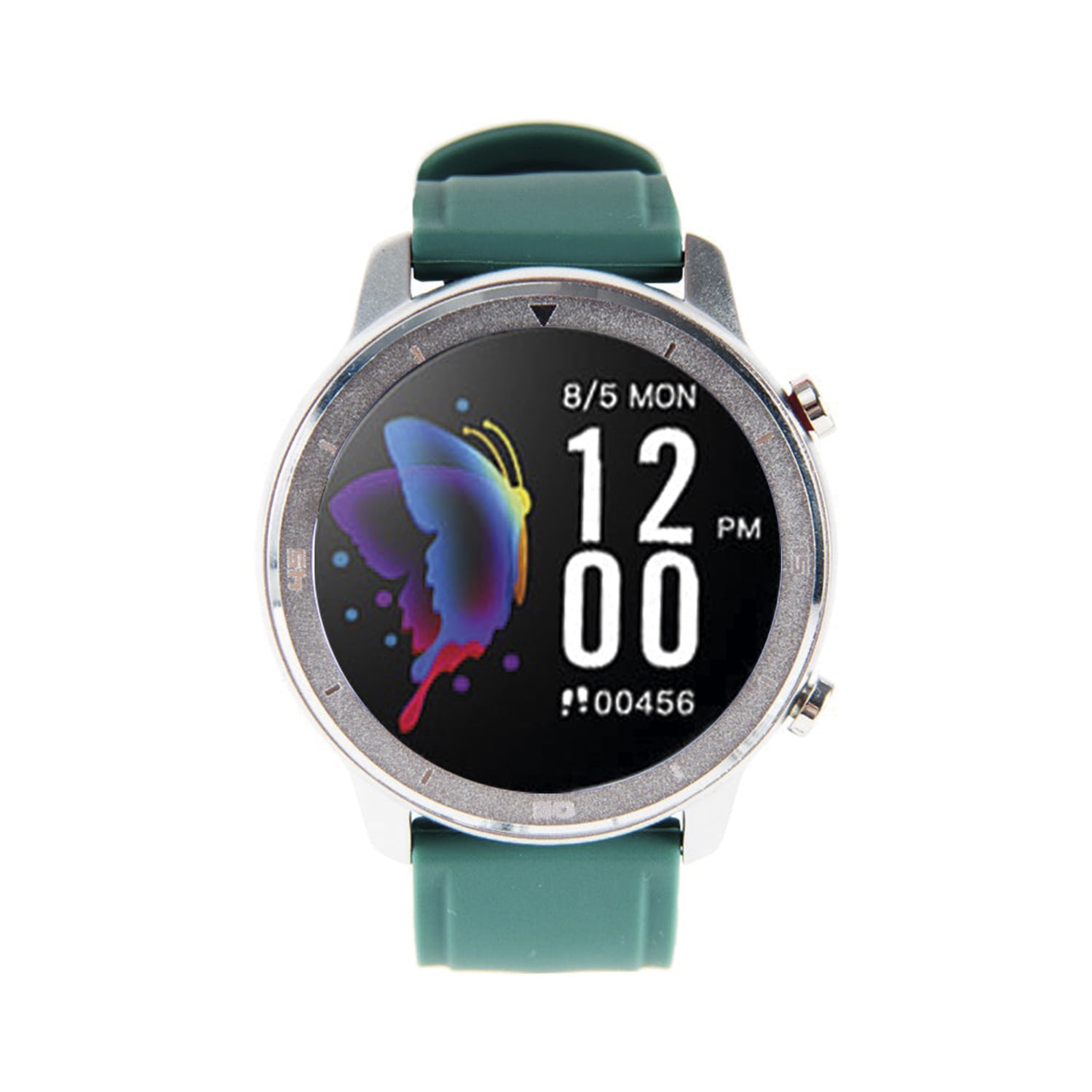 Reloj Smartwatch Lhotse Rd7 Plateado Verde Knasta Chile