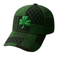 thumbnail image 4 of St Patricks Day Baseball Cap for Men & Women-Adjustable Unisex Irish Hat with Shamrock Design|Breathable Outdoor Festival & Sports Hat for Parades,Parties & Daily Wear, 4 of 4