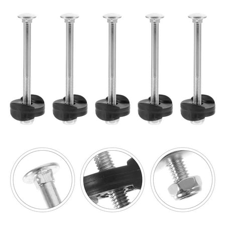 MIPCASE 10Sets Trampoline Screw Set Metal Parts for Outdoor Use with Easy Installation