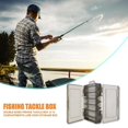 thumbnail image 5 of 14/12 Compartments Double-Sided Fishing Lure Hook Tackle Box Visible Hard Plastic Clear Fishing Lure Bait Squid Jig Minnows Hooks Accessory Storage Case Container, 5 of 5